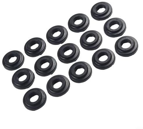 Juego de 15 juntas de tapa de válvula de motor para modelos BMW para E39 E46 E53 E60 11121437395 ajuste directo