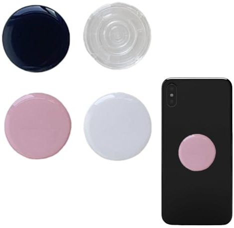 Phone Grip, 4 Pcs Multi-Functional Stand, Solid Color Gradient, For Back of Phones, Phone Accessories For Smartphone And Tablets (4 Colors)