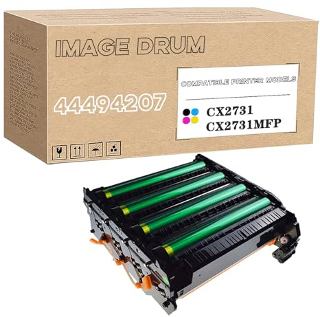 Tamburo Compatibile Per OKI 44494207 Tamburo Immagine, Grande Capacità Di Lavoro Per CX2731 CX2731MFP, Alta Resa 20.000 Pagine 1Pack