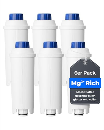 Waterdrop Mg²⁺ Filtro de Agua para Café, Repuesto para De'Longhi® (6)