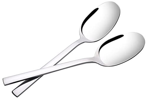 Fosly Grandi Cucchiai Da Servire Cucchiaio Da Portata In Acciaio INOX 6 Pezzi, 24 cm