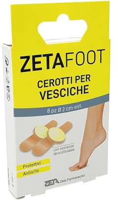 Zeta Farmaceutici ZetaFoot - Cerotti per Vesciche, 8 Cerotti