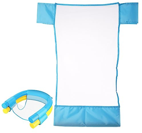 Schwimmender Pool-Nudelstuhl, Schwimmbad Sitze, Schwimmender Stuhl Mit Netz, Pool-Schwimmstuhl Mesh Noodle Sling Lounge Für Kinder Erwachsen, Schwimmnudel-Schwimmhilfe (Enthält Keine Schwammstock)