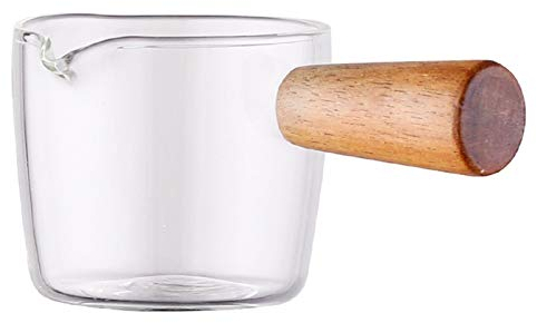 Bricco for panna, bricco for panna, bricco for latte in vetro con manico for panna, espresso, zuccheriera, mini bricco for sciroppo, bricco for latte da cucina, adatto for caffè, tè o sciroppo d'acero