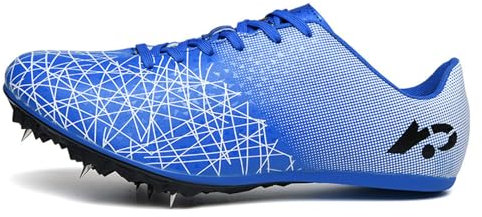 Zapatillas De Clavos Deportivas Zapatos con Clavos para Atletismo Zapatillas De Correr con Clavos Duraderos Transpirables Unisex para Entrenamiento De CompeticióN,JóVenes
