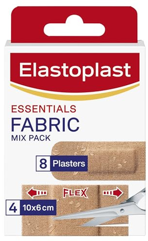 Elastoplast 8 Essentials Fabric Mix Pack Plasters