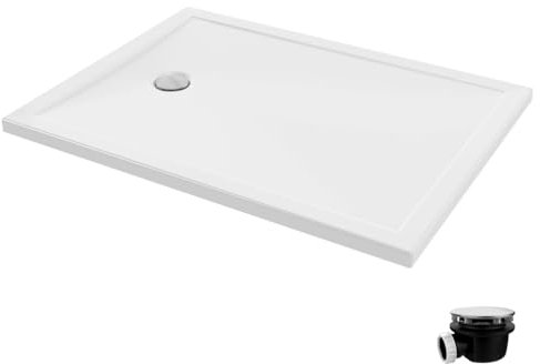 Receveur de douche 120 x 90 cm JACOB DELAFON Gaspard bonde à gauche + bonde