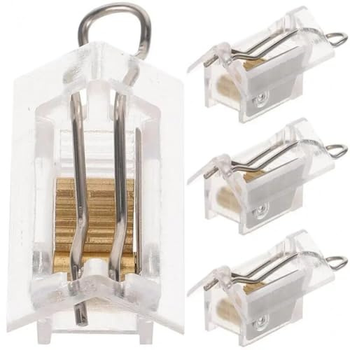 Keuyeo 4pcs Venetian Blind Cord Locks Professional Window Blinds Components Install Parts Curtain Rod Curtain Accessories