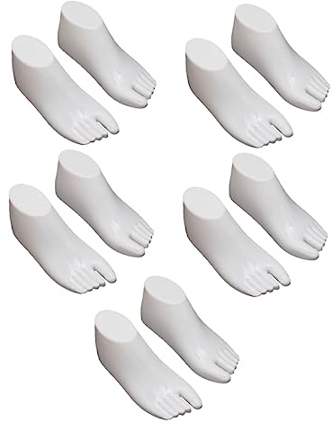 DIYEAH Feet Models Socks Display Holder Boys and Girls Feet Plastic Sock Filler for Children's Shoes Display Stand Shoe Supplies for Retail Store Presentation