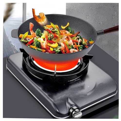 GCGC Gas Stove,Desktop Portable Gas Cooker NG/LPG，with Automatic Flameout Protection Device 4.0kW for Outdoor Cooking Camping Home Apartment(LPG)
