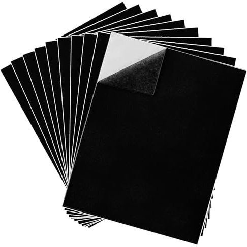 10 Feuilles Patin Antiderapant, Mousse Adhesive, 300 mm x 210 mm x 3 mm Mousse Autocollante, Coussinets Patin Caoutchouc Antidérapants Patins pour Meubles Tables Chaises Canapés