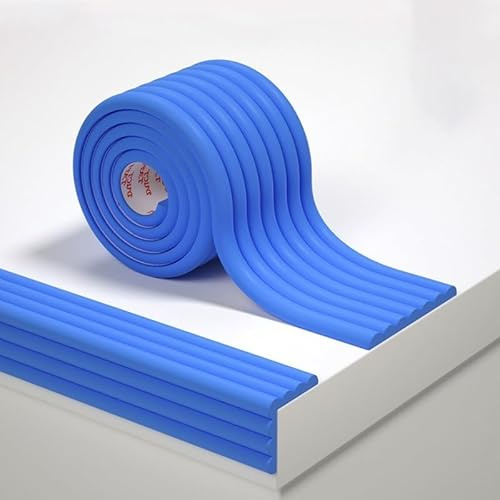 GFYHTN Kantenschutz Baby, 5M Selbstklebend Kantenschutz Baby Vormontierter Klebestreifen, Schaumstoff Tischkantenschutz Für Tisch Haustürfenster(Blue)