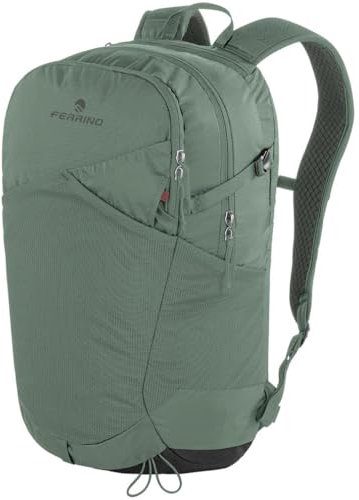 Ferrino post 25 75269 QVV colore verde zaino a due scomparti multifunzionale, comodo e organizzato ideale per lavoro, viaggio e uso quotidiano. 25