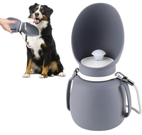 PETLESO Dog Water Bottles for Walking 800ml Large Pet Water Dispenser for Outdoor Hiking & Travel, Leak-proof Lightweight Drinking Bottle