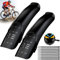 VGECEE 2 Pcs Guardabarros Bicicleta Guardabarros MTB Delantero y Trasero Guardabarros para Bicicleta de Montaña Bicicleta de Carreras de 24 a 29 Protege contra Salpicaduras de Agua y Barro + Timbre