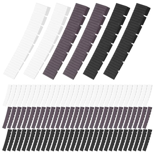 90 STK Keile Unterlegkeile Möbelkeile Kunststoff Unterlegscheiben Möbel Abstandshalter Kunststoffkeile,Ausgleichskeile,Plastikkeile,Möbelausgleicher,Nivellierkeile für Schrank Tisch Möbelnivellierer