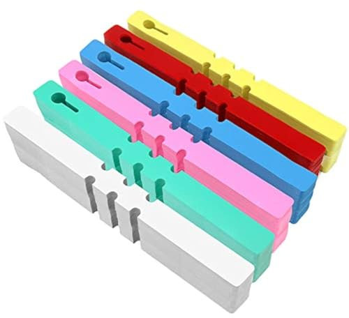 KINGLAKE 120 Stück pflanzenstecker pflanzenschilder Baum Plastik zum beschriften wetterfest zum hängen pflanzschilder Stecketiketten gartenschilder Wiederverwendbar für draussen Garten -Bunt