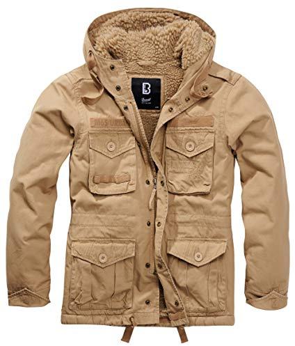 Brandit M65 Urban vintage jacka parkas herr fältjacka vinterjacka Giant Outdoor jacka S-7XL, Z kamel, L