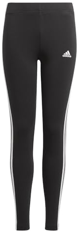 adidas Mädchen 3s Leg Tight, Black/White, 152 EU