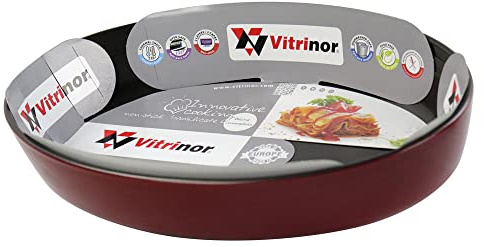 FUENTE OVAL RED 35x24x6 CM