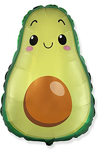 Ballonim® Avocado ca. 75 cm Luftballons Folienballon Party Dekoration Geburtstag