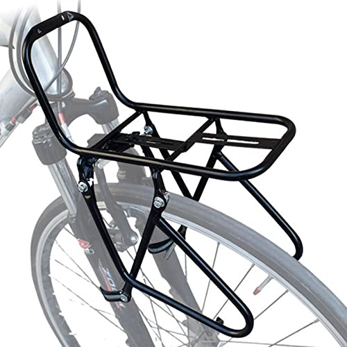 ulapithi Fahrrad Gepäckträger Mountainbike Gepäckträger Fahrradträger Vorne MTB Verstellbar Für Sattelstütze Mountainbike Fahrrad Gepäckständer Für Rennräder, Falträder, Mountainbike Zubehör