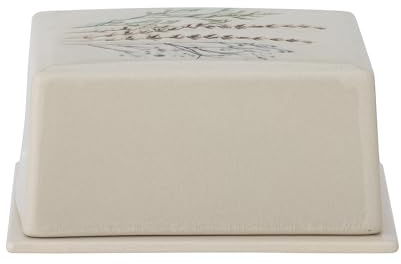 Bloomingville Bea Butterdose, Natur, Steingut; L15xH7,5xW12,5 cm