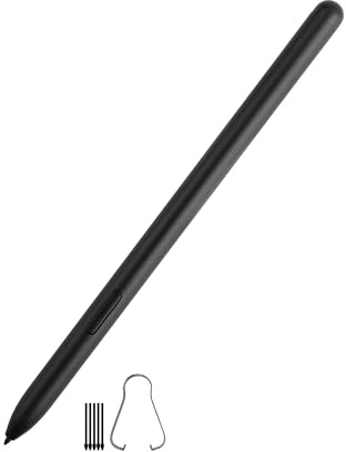 Neuer Ersatz S Stylus Touch S Pen EJ-PT870 kompatibel mit Samsung Galaxy Tab S7 T870 T875/S7+ Plus S9 SM-X710 S Pen (Black) with Bluetooth