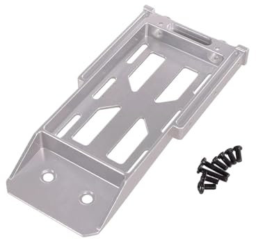 TOQPCZA RC Autoteile Für Mangniu Für MN128 MN86 MN86S G500 1/12 RC Auto OP Modifikation Upgrade Teile Metall Upgrade Batterie Fach Batterie Halter(Silver)