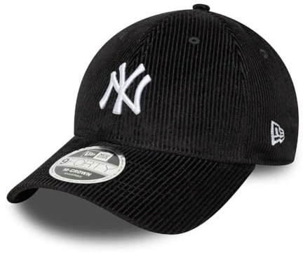 New Era Adult's 9Forty Cord MLB New York Yankees Baseball Cap Hat Black