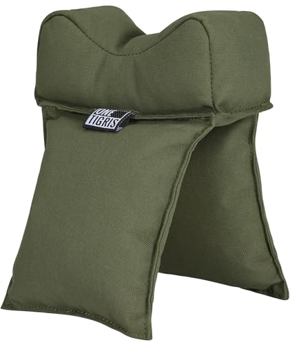 OneTigris Shooting Rest Bag, Pre-Filled Shooting Sand Bags Front & Rear Gun Range Bag Bench Window Rest Support Holder for Shooting, Hunting, Photography