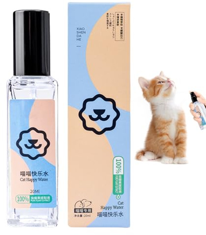 Spray d'herbe à Chat d'intérieur pour Chats | Spray Relaxant pour Animaux de Compagnie | Brume Naturelle 20 ML pour Jouets, Lits et Exercices Pendant Le Jeu