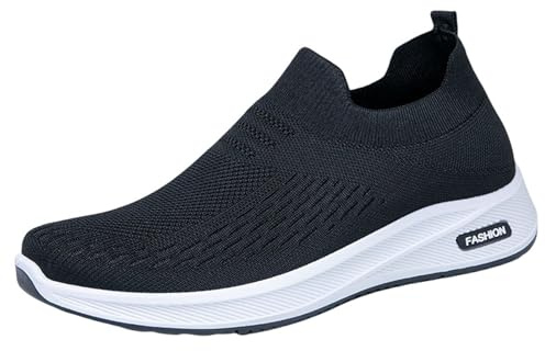 Scarpe Senza Lacci Uomo Leggere, Scarpe da Ginnastica Elasticizzate Ortopediche, Sneakers Casual Sportive Antiscivolo, Comode Traspiranti per Camminare, Breeze Corsa Palestra Sneakers