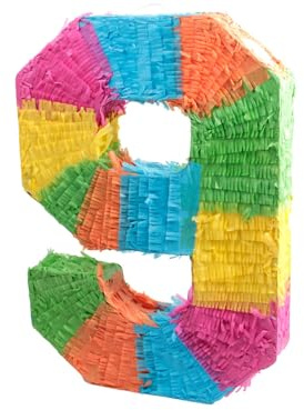 Pinata Geburtstag Schlagpinata Event Zahlen 0-9