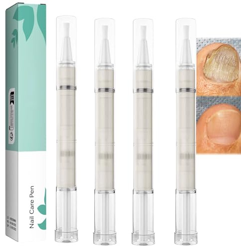 4Pcs Nail Fungus Treatment Pen, Extra Strong Nail Fungus Treatment for Toenail & Fingernail, Nail Repair Growth Solution, Softener for Thick Toenails, Professional Results