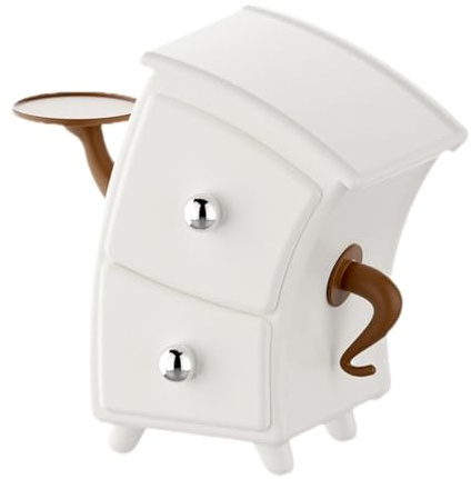 Fiocias Jewelry Organizer Contenitore Gioielli Carino con Due Cassetti Design Bending Pose Porta Collane Realizzato in Pp Adatto per Ragazze Camera da Letto D