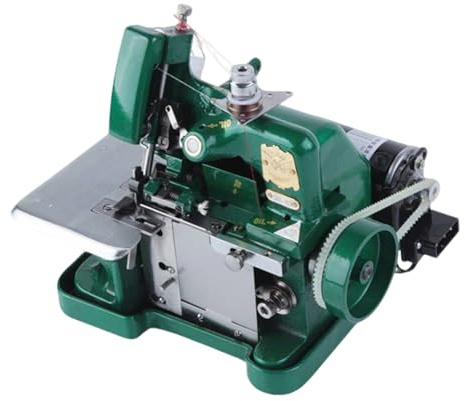 WDDBFL 250W Macchina da Cucire da Tavolo Domestica Overlock Three Fili Elettrica con Lunghezza Punto 1.5-3.2mm per Cucito Casa Overlock e Lavorazione Tessuti Green