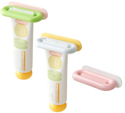 Juego de 3 Exprimidores de Pasta de Dientes, Soporte de Pasta de Dientes, Organizador de baño, Ahorra la Pasta de Dientes y cremas