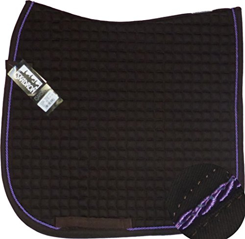 Eskadron Cotton Schabracke Choco, Einer Kordel in lila, Form:Dressur