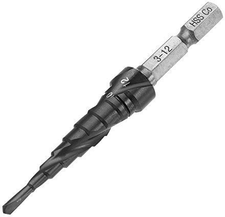 EsportsMJJ Hrc89 Altin Capa Paso Taladro bit 3-12Mm Hss M35 Cobalto Paso Cono Taladro Broca Cortador De Agujero