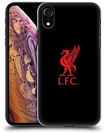 Head Case Designs Offizielle Liverpool Football Club Logo Rot Und Schwarz Liver Bird Harte Rueckseiten Handyhülle Hülle Huelle kompatibel mit Apple iPhone XR
