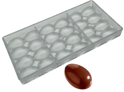 Polycarbonate Egg Chocolate Molds 24-Forms DIY Egg Mould (Mini 1.6inch)