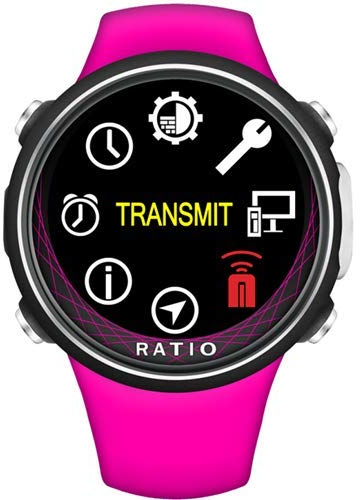 Ratio Computers iDive Color Easy Dive Watch Computer, Rose