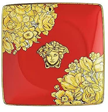 Versace Medusa Rhapsody Red, Coppetta Quadrata 12cm
