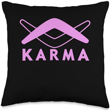 Boomerang Graphic Boomerang Thrower Boomerang Player Sports Throw Pillow