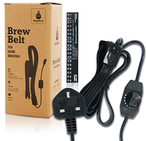 Fermentation Heating Belt for Home Brewing Beer & Wine – Auto Thermostat or Adjustable Power Control (Adjustable Power)