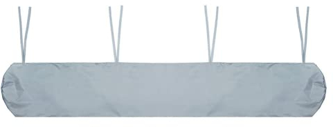 FOUTP 1 Stück Markisen-Schutzhülle Markisenabdeckung Wasserdicht, Sonnenschutz, Abdeckhaube Aufbewahrungstasche, Wetterabdeckung, Markisenüberdachung für Outdoor Garten Terrasse mit Schnur (3.5M,Grau)