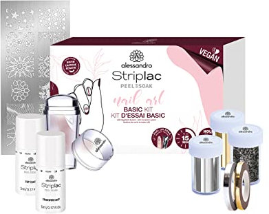alessandro Striplac Peel or Soak NAIL ART BASIC KIT UV -Nagellackset - Für perfekte Nägel in 15 Minuten