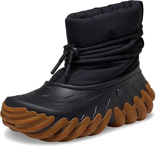 Crocs Unisex-Erwachsene Echo Boot, Schwarz (Black/Gum), 42/43 EU