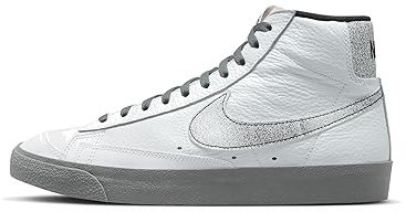 Nike Blazer Mid 77 EMB Uomo Trainers DV7194 Sneakers Scarpe (UK 9 US 10 EU 44, White Smoke Grey Black White 100)